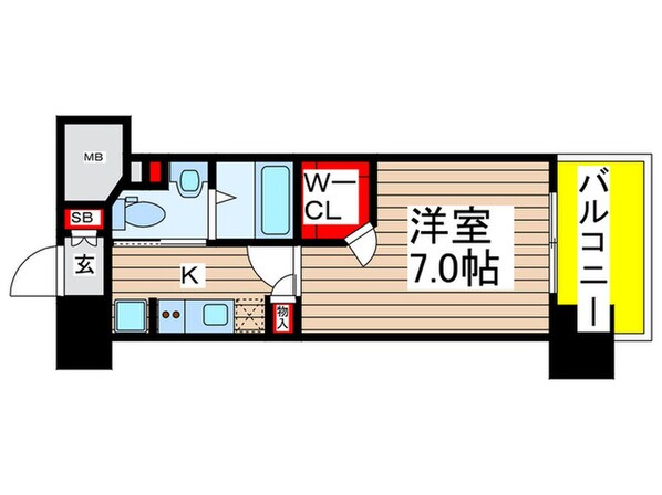 ザ・パークハビオ新栄の物件間取画像